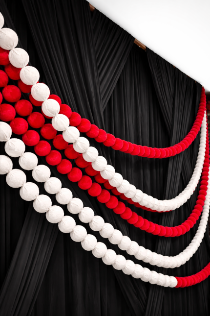 Kadife Kaplı İnci Topları – Dekoratif Süsleme Topları & Organizasyon Zincir Süsü