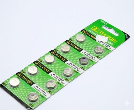 AG10 (LR1130) Düğme Pil – 10’lu Paket Alkalin Saat Pili