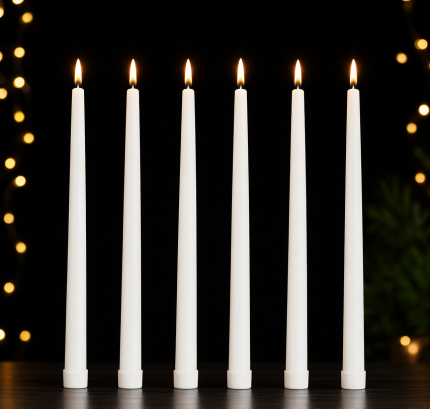 12’li İthal LED Mum – Alev Efektli Pilli Şamdan Mumu, Gerçekçi Işık, Düğün & Organizasyon Dekoru