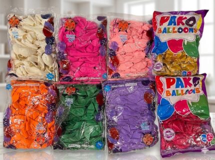 1 Paket 100’lü Pastel Renk Balon Seti – Karışık Renkli Parti & Doğum Günü Balonları