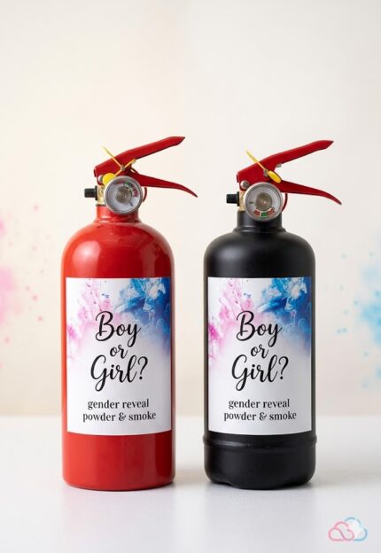 Cinsiyet Tüpü Gender Reveal – Renkli Duman ve Toz Efektli Bebek Cinsiyet Açıklama Tüpü