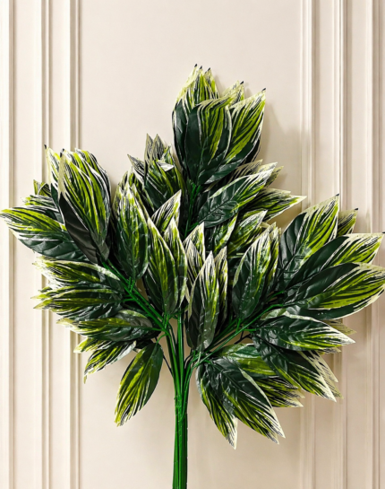 12’li Yapay Yeşillik – Dekoratif Yeşil Bitki Seti, Duvar ve Organizasyon Süsü