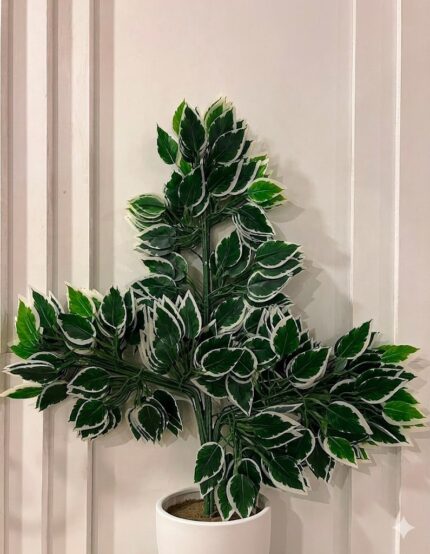 12’li Yapay Yeşillik – Dekoratif Yeşil Bitki Seti, Duvar ve Organizasyon Süsü