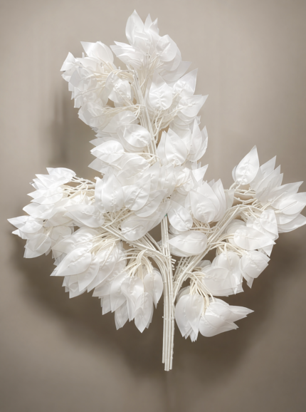 1 Demet 12’li Beyaz Benjamin – Dekoratif Yapay Çiçek Buketi, Şık ve Doğal Görünüm