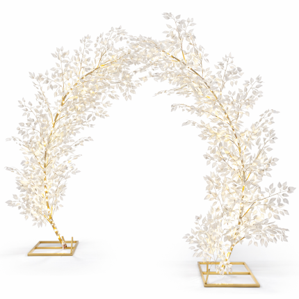 LED’li Yapraklı Gelin Yolu – Işıklı Dekoratif Gelin Yolu & Organizasyon Süsü